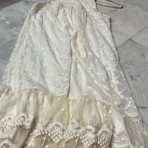 Zara cream Frock