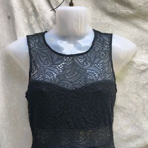 I. BLACK NET SEXY BODYCON