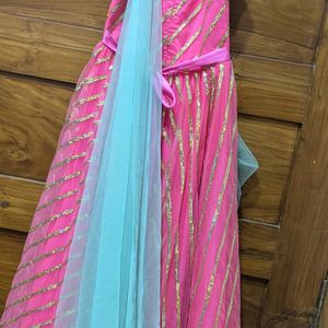 Traditional Party Wear Girls Long Frock