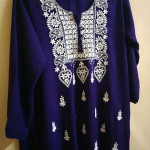 Chicken Work Kurti 💜