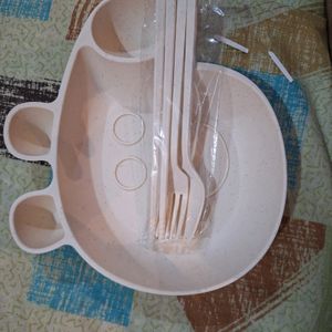 Wheat Straw Peppa Pig Cutlery