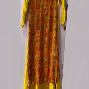 Women Yellow Anarkali