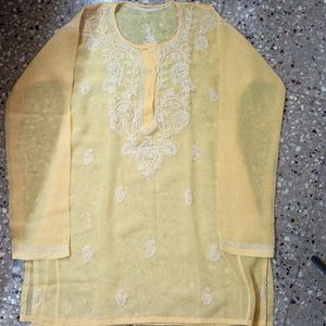 chikankari work kurta