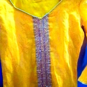 Yellow Kurti