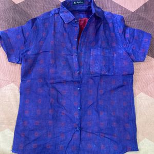 stiched khadi shirt