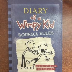 7 books of wimpy kid in good condition