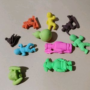 Cartoons Erasers Best For Erasing Things And Playi