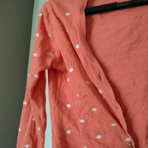 Max Polka Dot Cotton Cardigan