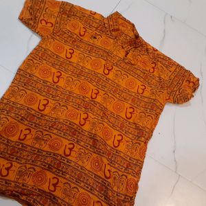 Mens Om Kurta