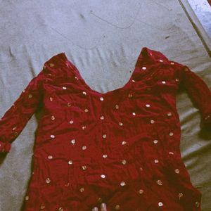 Pink Kurta In Xl