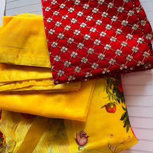 New Yellow Lehnga Choli set