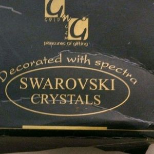 24 K Gold Plated Swaroski Crystal Shoes