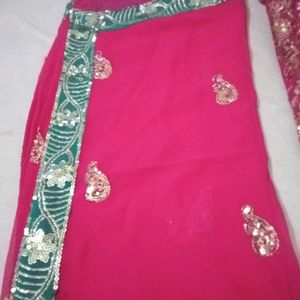 Lahenga Choli Fabric And Duptta Unstitched