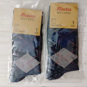 The Bata New Socks Combo-2 Formal Wear(Multicolor)