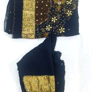 Saree,Blouse kardana beads Stylish designer