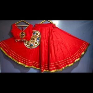 navratri chahiya with blouse