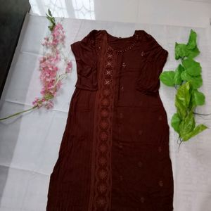 Thread Work Kurti