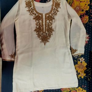 Short Kurta Like Top ...Can Be Wearable With Skirt