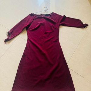 Deal Maroon Party wear dress