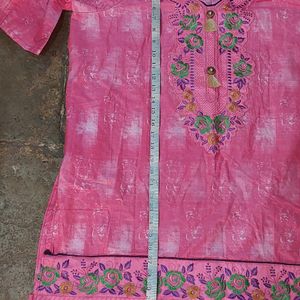 Heavy Embroidery Short Kurti