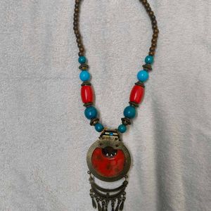 Traditional Heavy Red Neckpiece