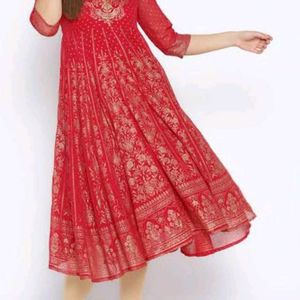 Red Anarkali Kurti ♥️