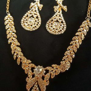 Gold plated Diamond Necklace