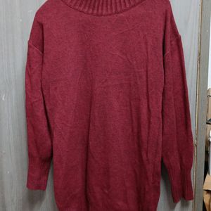 Maroon Long Sweater