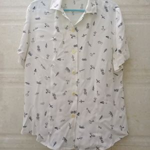 Stylish Printed Casual Shirt For Women's