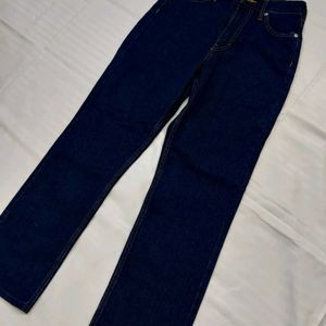 H&M Vintage Straight High Waist And Denim