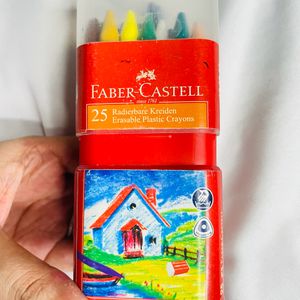 Erasable Faber Colours With Pencil Colour