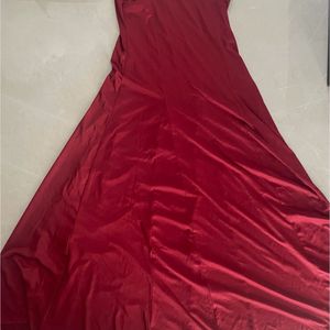 Maroon Party gown