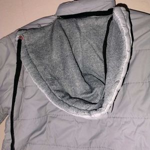 Grey Warm Fluffy Jacket