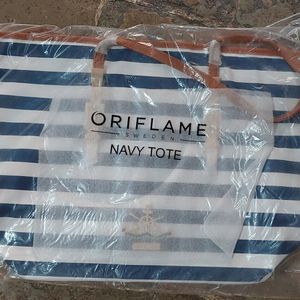 Oriflame Sweden Navy Tote Bag