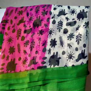 Multicolor Saree