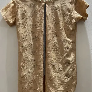 Gold Western Top