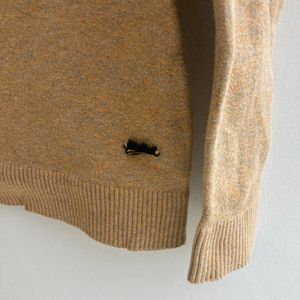 Mustard Colored Stretchable Warm Sweater