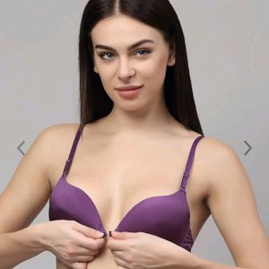 Padded Front Hook Bra With One Extra Way To Style