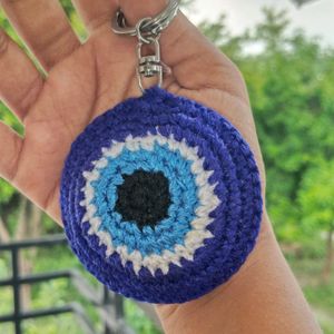 Crochet Evil Eye Key Chains Or Bag Charm 🧿