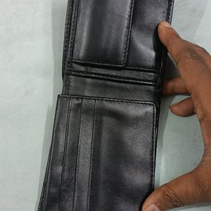 Genuine Leather Quilted Wallet UNISEX