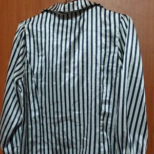 Black And White Striped Shirt