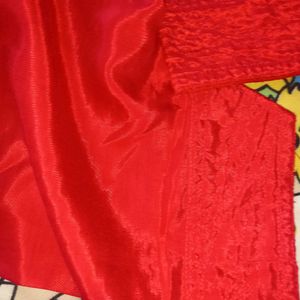 Red Silk Salwar