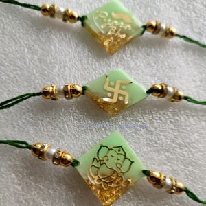 Pastel Green Rakhi