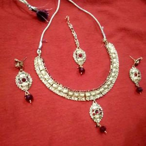 Golden Colour 4 Piece Necklace Set