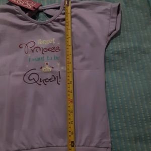 New Lilac Top With Tag For Girls(70) Cm