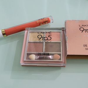 Combo:MyGlamm Chisel It 3 In 1 + LIT + Lakme Eyes