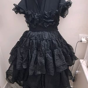 Black Ball Gown Wednesday Replica 😍 Jenna Ortage