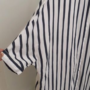 ZARA BASIC oversized button down shirt