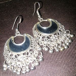 SILVER EARRINGS AND CLIPS