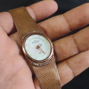 Skagen Rose Gold Ladies Watch